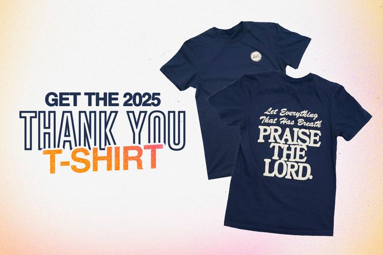 Get the 2025 Thank You T-Shirt