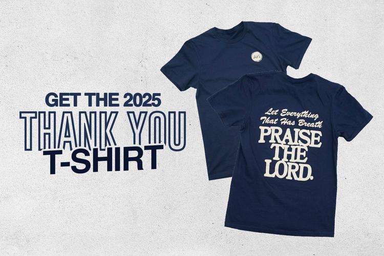 Get the 2025 Thank You T-Shirt